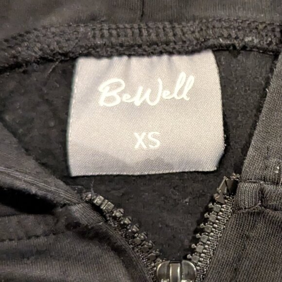 BeWell IV Zip Hoodie Sweatshirt Zip Sleeves IV Access (Black) - Picture 13 of 16